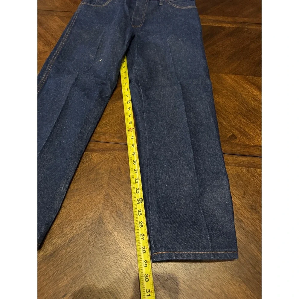 Mens‎ Dickies Vintage Dark Wash Straight Leg Denim Jeans Indigo Blue 36x29 |k1